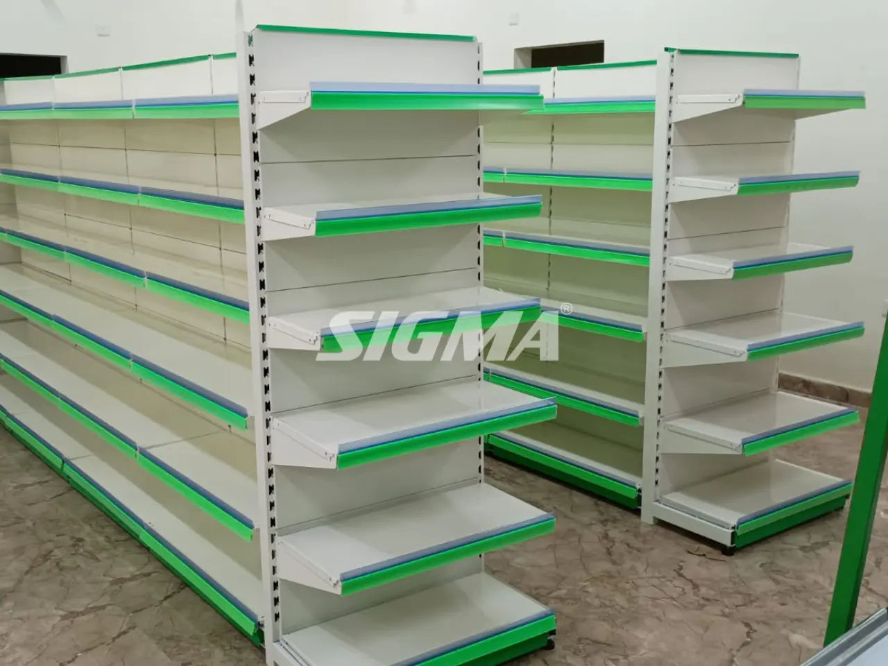 361837051_Premium Green color display racks for supermarket in Bangalore.webp